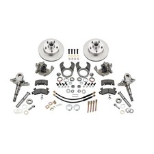 1937-48 Fits Ford Spindle Disc Brake Kit 5 On 4-34 Metric Wspindle