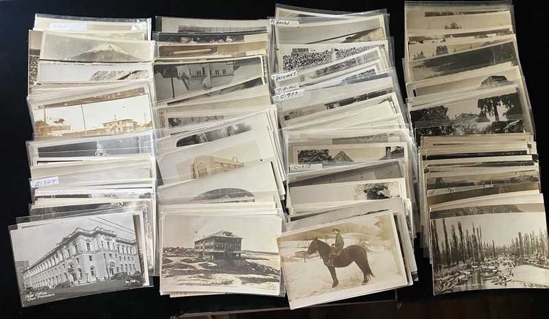 200 RPPC Real Photo Postcard  BULK LOT  People Locations Buildings Scenic