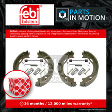 Handbrake Shoes Set fits MERCEDES ML320 W163 3.2 98 to 02 M112.942 Parking Febi