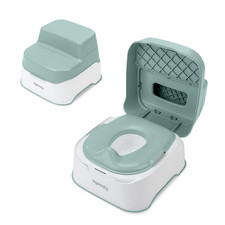 3-In-1 Potty Training Toilet System with Topper and Step Stool for Toddlers