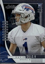 David Sills V 2019 Panini Absolute Retail Buffalo Bills Rookie #197