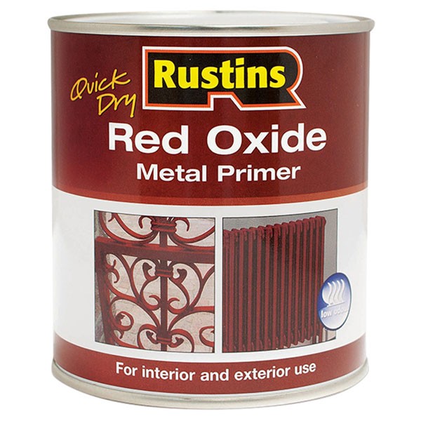 Rustins Quick Dry Red Oxide Metal Primer 250ml