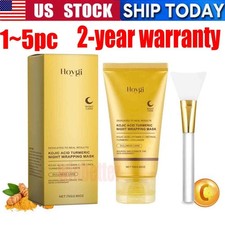 Kojic Acid Turmeric Night Wrapping Mask Overnight Peel Off Natural Facial Mask