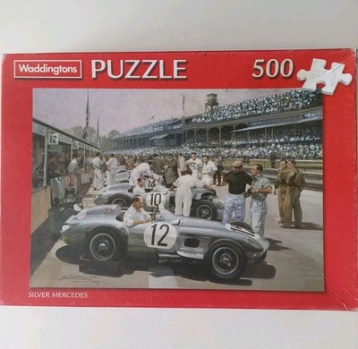 Michael Turner 1954 Mercedes-Benz 196 Splitterpfeile Puzzle Fangio