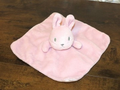 Toys R Us Baby So Sweet Pink Bunny Rabbit Baby Lovey Security Blanket Satin 8 
