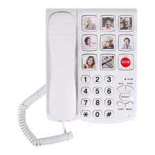 Telephones for Seniors, Dementia for Seniors - 9 Picture Memory Corded Landli...