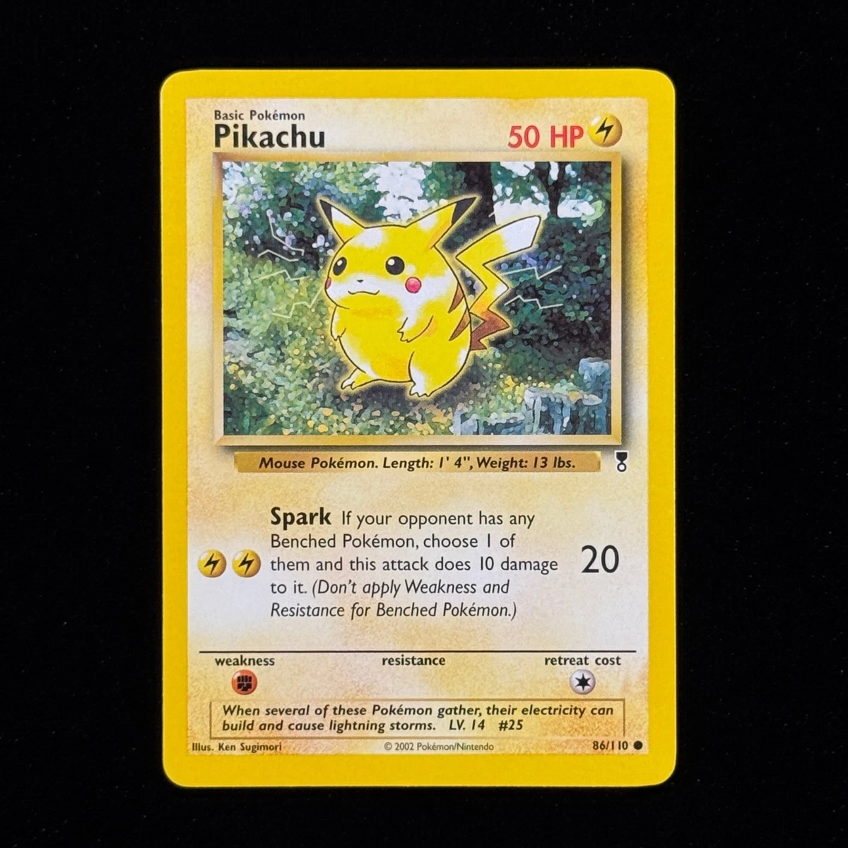 Pikachu Pokémon TCG Legendary Collection Individual Collectible