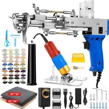 Rug Tufting Gun with Carpet Trimmer Kit - 2 in 1 Cut Loop Pile Tufting Gun wi...