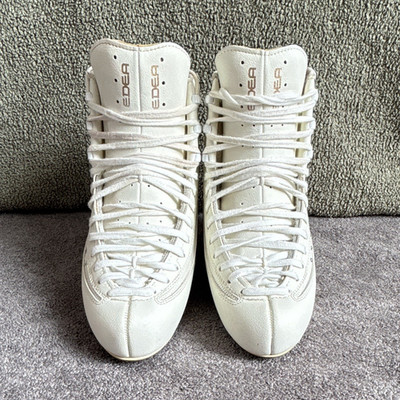 Edea Ice Fly 250 B White Figure Skate Boots Only No Blades