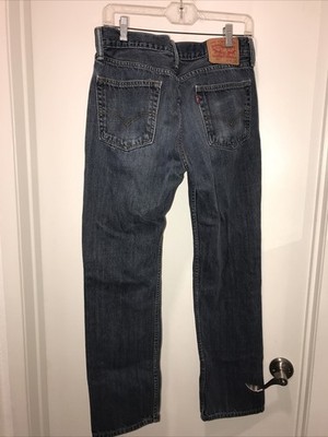 Levis 514 Jeans Mens 32x32 Blue Medium Wash Denim Regular Straight Leg Casual