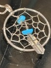 Vtg 925 Sterling Silver Necklace  Dreamcatcher Pendant 24” Turquoise Grader  — photo 6