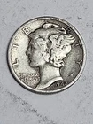 1942 D Mercury Dime 10c US Mint Silver Coin 1942-D XF