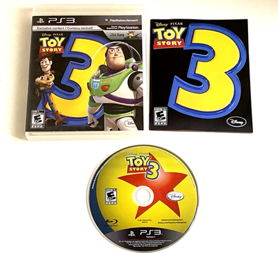 Toy Story 3 PS3 PlayStation 3 Complete Video Game Disc Kids Disney