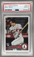 44769180 Mike Trout 2011 Topps Update #US175 Rookie RC PSA 10