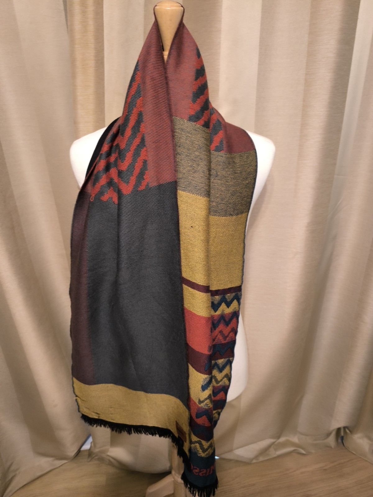 Beautiful Preloved Missoni Scarf Made In Italy Designer Scarf image 4