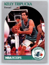 1990-91 Hoops #59 Kelly Tripucka - Charlotte Hornets