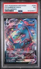 2021 POKEMON KOREAN SWORD & SHIELD EEVEE HEROES #048 FULL ART/UMBREON VMAX PSA 7