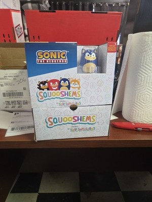28 Squooshems Sonic the Hedgehog, NEW BOX, Sonic, Tails, Knuckles, Shadow