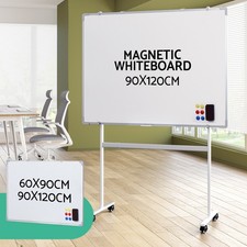 Magnetic Whiteboard Erase Board Marker Eraser Tray Home Office School 90x120cm