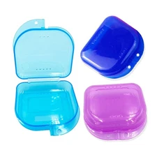 Orthodontic Retainer Case with Vent Holes - 3 Colors 3 Colors a