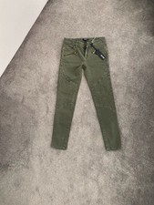 Just Cavalli Green Skinny Jeans Size 26 Made In Italy