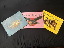 Sailor Jerry Tattoo Flash Volumes 1-3 Art Reference Books