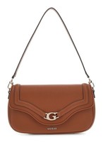 Guess Dea Flap Shoulder Bag Schultertasche Cognac Braun Neu