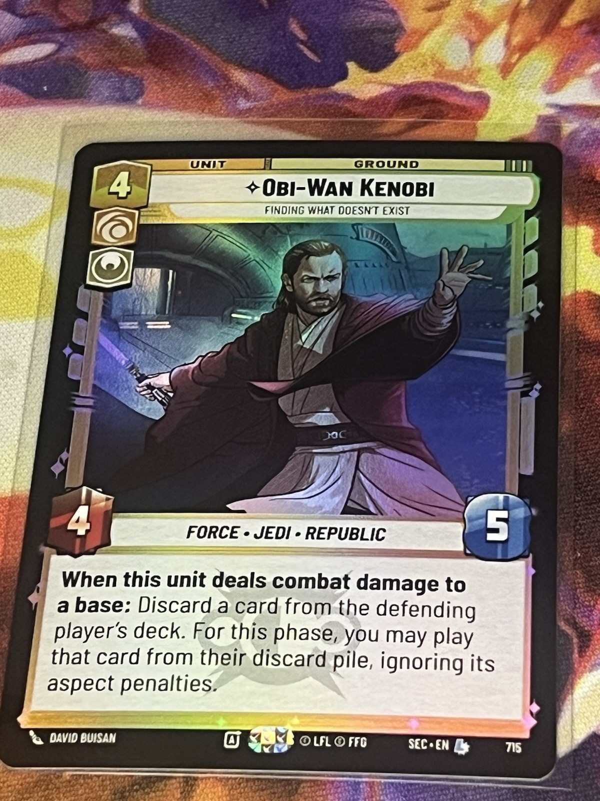 Star Wars Unlimited: Obi-Wan Kenobi - Foil Legendary - #715 SEC