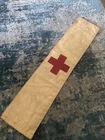 WWII WW2 Original US Army Military Medic Red Cross Armband with Serial Numbers
