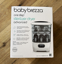 Baby Brezza One Step Sterilizer Dryer Advanced Electric Sterilizer HEPA White
