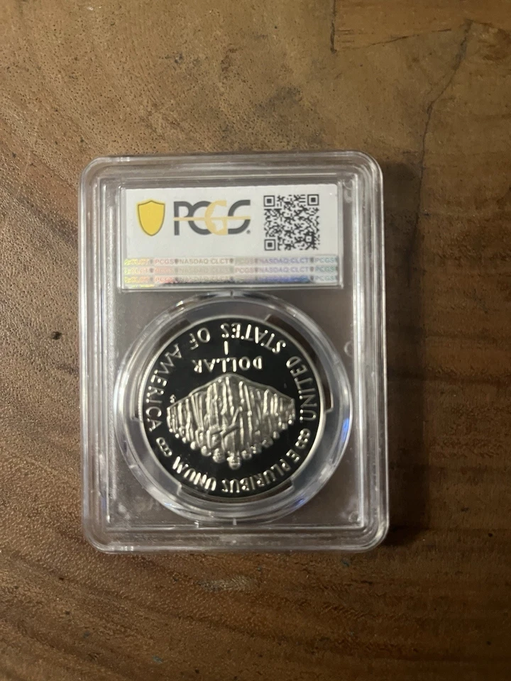 1987-S PCGS PR69DCAM, $1 Constitution Commemorative Coin made of 90% Silver - Image 2 of 2