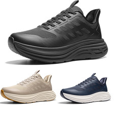 Men's Tennis Running Shoes Lightweight Athletic Sneakers Slip On Walking Shoes