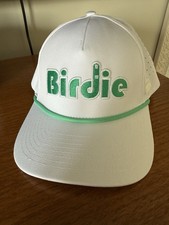 Bogey Bros Golf Snapback Hat 'Birdie' Performance White