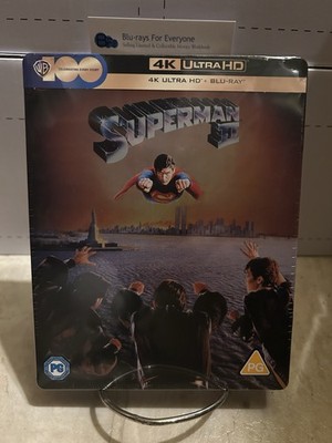 Superman II 4K SteelBook Blu-ray Richard Donner Cut (UK)[1980] No Dent ShpNxtDay