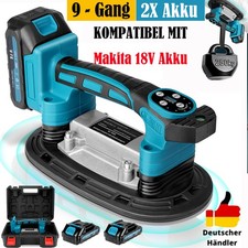 200W Fliesenvibrator mit 2X Akku Fliesenleger Fliesen Werkzeug Nivelliermaschine