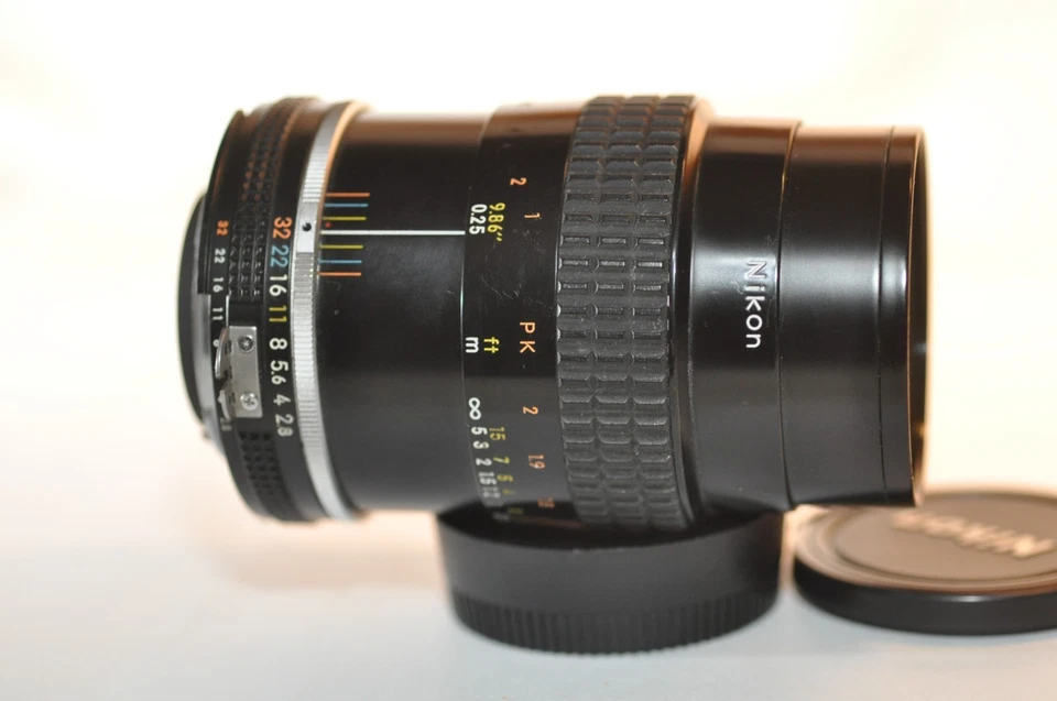 Lente Nikon Micro Nikkor 55mm F/2.8 AI-S PRIME MACRO para FA FM2 F3 HP FE FG F5 DF - Imagem 2 de 4