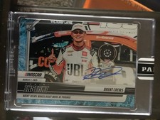 2025 Panini Instant ROOKIE #9 BRENT CREWS AUTOGRAPHED WATER JGR Racing RARE 3/10