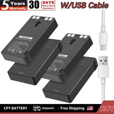 4Pack Rechargeable LIT-22 Battery Compatible with Trail Camera Flex-M Flex G-36
