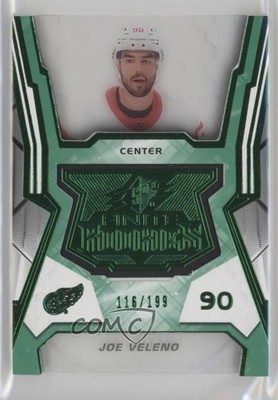 2021-22 SPx Finite Rookies Green 116/199 Joe Veleno #F-20 RC 0wp8