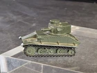 Dinky 152a Vickers-Armstrong Light Tank w/ 1original chain track. Vtg. Meccano