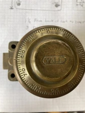Vintage Yale Safe Lock, All Brass