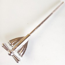 Ludwig 7"Long Bass Drum Bow-Tie Tension T-Rod Claw Chrome Vintage50-60s Keystone