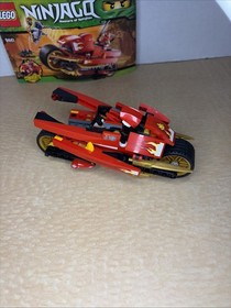 Lego 9441 Ninjago Kai&rsquo;s Blade cycle & 2259 Skull Motorbike W/Manuals NO MINFIGS