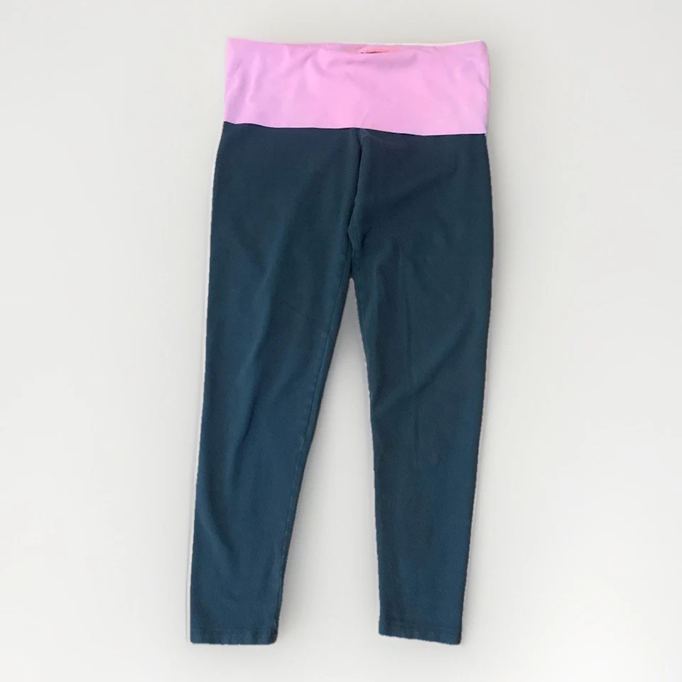 Vintage Victoria's Secret Love PINK Fold Over Yoga Pants Y2K 2000 Sz S VS - Image 4 of 4