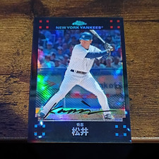 2007 Topps Chrome Hideki Matsui refractor 29/500 Yankees #96  Japanese variant