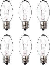 Wax Warmer Bulbs- 15 Watt Light Bulbs for Scentsy Wax Warmer, Plug in Wax Diffus