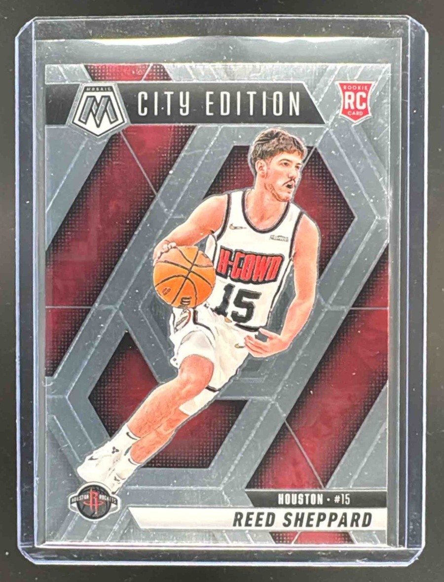 EL.189 Reed Sheppard 2024 Panini Mosaic #276 Rookie City Edition RC