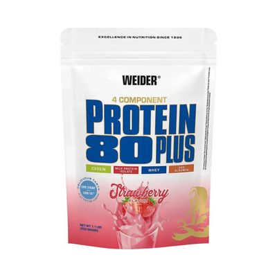 Weider Protein 80 Plus (500g) Strawberry (61,98 EUR/kg)
