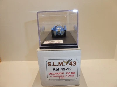 1/43 SLM 43 Réf. 49-12 Delahaye 135 MS #12 - 9 ème LM 1949 R Bouchard / P Larue - Photo 1/4