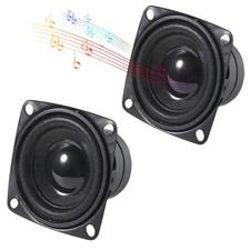 2PCS 2" 8Ohm 10W DIY Small Full Range Audio Speaker Stereo Woofer Loudspeaker...